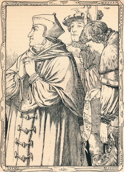 Zatčení kardinála Wolseyho, 1902 od Patten Wilson