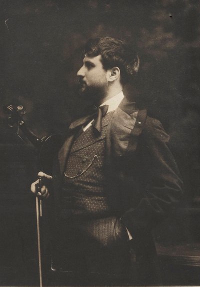Portrét houslistky a skladatelky Joan Manén y Planas 1883-1971, c. 1910. od Pau Audouard