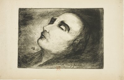 Vincent van Gogh na smrtelné posteli od Paul (1828 1909) Gachet