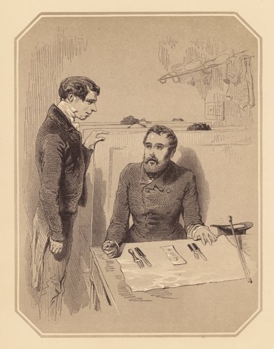 Gavarni v Londýně: Zahraniční gentlemani v Londýně (litografie) od Paul (after) Gavarni