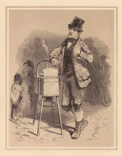 Gavarni v Londýně: (litografie) od Paul (after) Gavarni