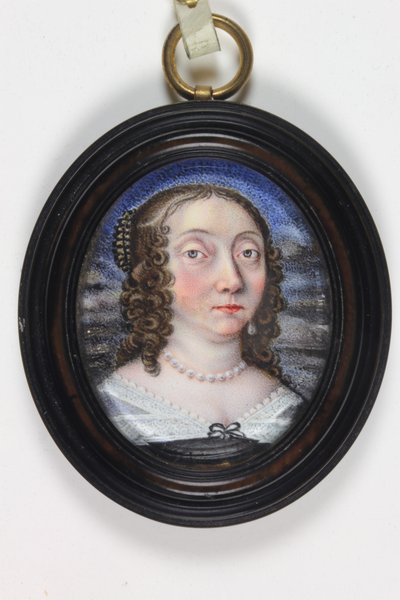 Mademoiselle Le Lou (akvarel na slonovině) od Paul (attr.to) Prieur