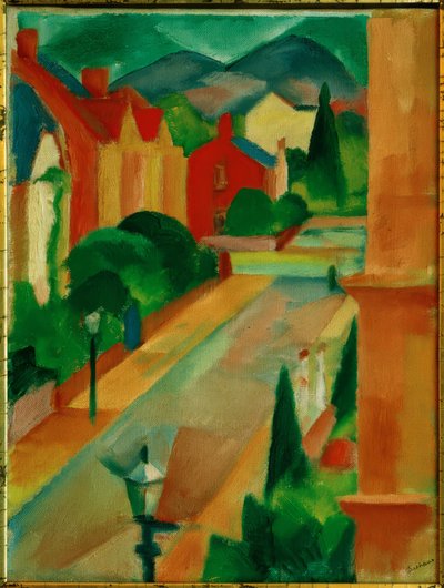 Ulice v Bonnu od Paul Adolf Seehaus