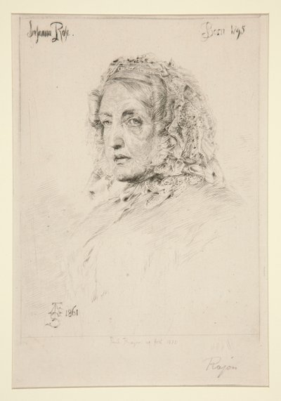Suzanna Rose, po Sandys od Paul Adolphe Rajon