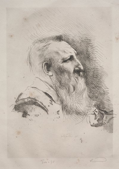 Auguste Rodin od Paul Albert Besnard