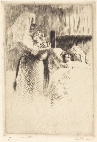 Oznámení o narození Anne-Élisabeth Besnard Rodný list Anne-Élisabeth..., 1922. od Paul Albert Besnard