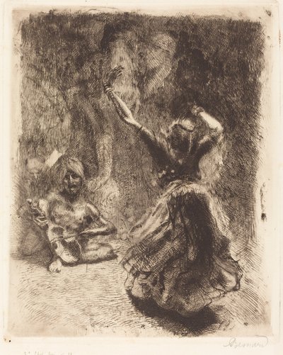 Tanečník z Tanjore La bayadère de Tanjore, 1914. od Paul Albert Besnard