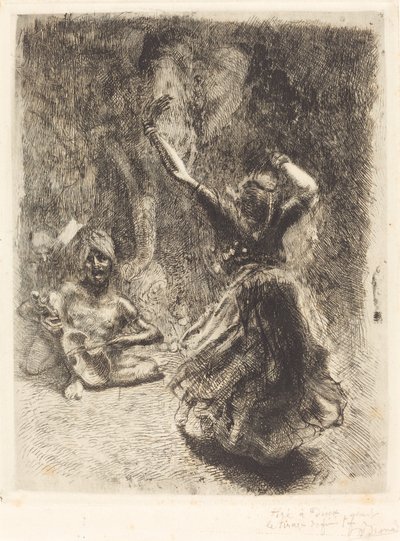 Tanečník z Tanjore La bayadère de Tanjore, 1914. od Paul Albert Besnard