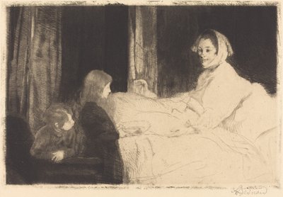 Nemocná matka, 1889. od Paul Albert Besnard