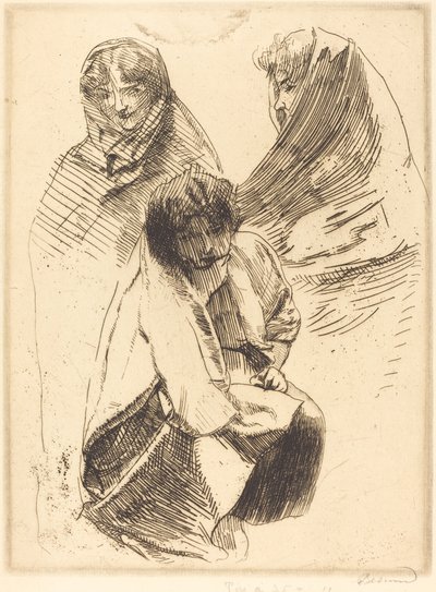 Tři zahalené ženy Tři zahalené ženy, 1899. od Paul Albert Besnard