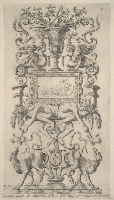 Ornamentální Design od Paul Androuet Du Cerceau