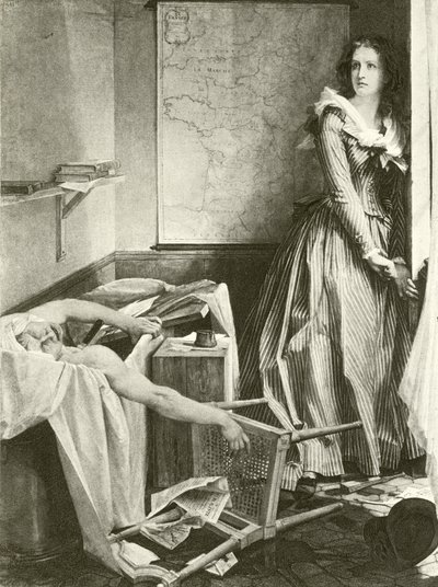 Charlotte Corday a Marat (hlubotisk) od Paul Baudry