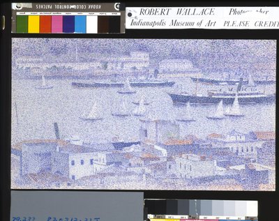 Konstantinopol, The Boats (akvarel a tužka na krémovém papíře) od Paul Baum