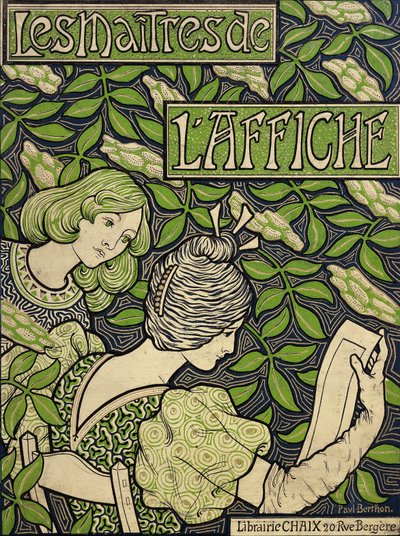 Titulní strana z The Masters of the Poster, Volume I-V; Les Maitres de l"Affiche, svazky I-V, 1896-1900 od Paul Berthon