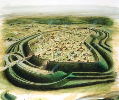 Panenský hrad, c5. století před naším letopočtem, c1990-2010. od Paul Birkbeck
