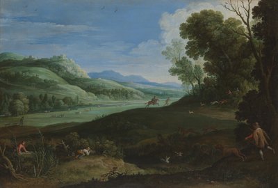 Krajina s lovci od Paul Bril