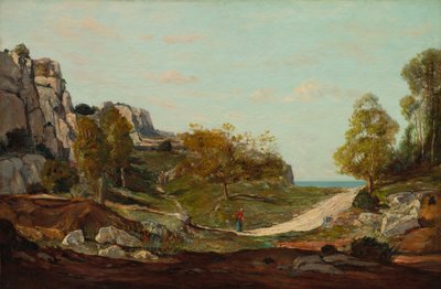 Krajina v Saint-André, poblíž Marseilles, c. 1865. od Paul Camille Guigou