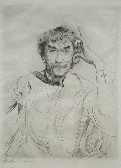 James MacNeill Whistler od Paul Cesar Helleu