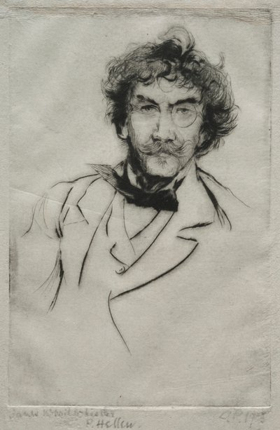 James MacNeill Whistler, 1903. od Paul Cesar Helleu