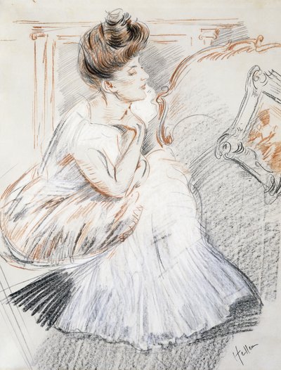 Madame Helleu, kolem 1900-02 od Paul Cesar Helleu