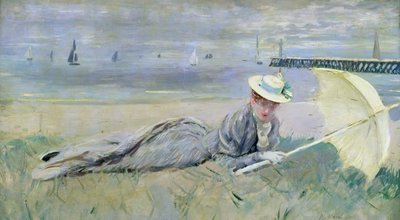 Na pláži od Paul Cesar Helleu