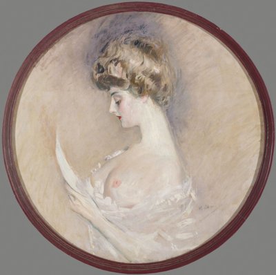 Portrét Marthe Letellier, rozené Fourton, c. 1900. od Paul Cesar Helleu