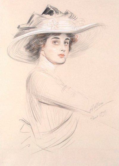 Portrét ženy, 1909. od Paul Cesar Helleu