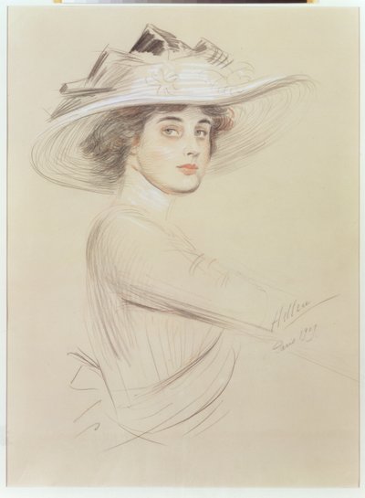 Portrét ženy, 1909 od Paul Cesar Helleu