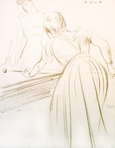 Comtesse Greffuhle a Raymonde de Galard od Paul Cesar Helleu