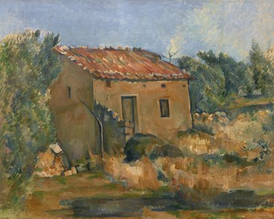 Opuštěný dům poblíž Aix-en-Provence od Paul Cézanne