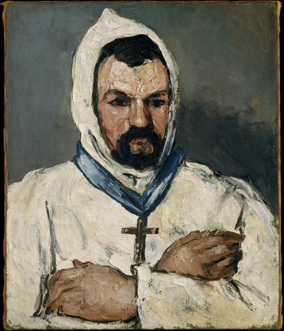 Antoine Dominique Sauveur Aubert, narozený roku 1817, umělcův strýc, jako mnich od Paul Cézanne