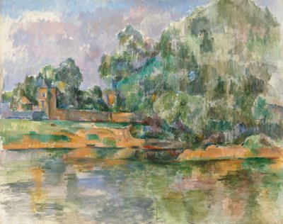 Břehy Seiny v Médanu od Paul Cézanne