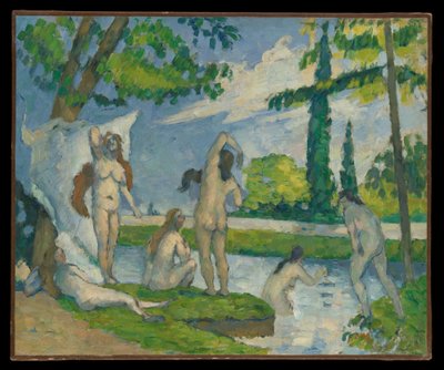 Koupající se od Paul Cézanne