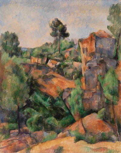 Lom Bibémus (lom Bibémus) od Paul Cézanne