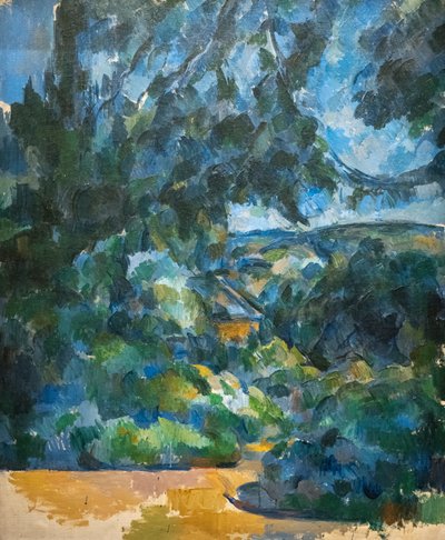Modrá krajina od Paul Cézanne