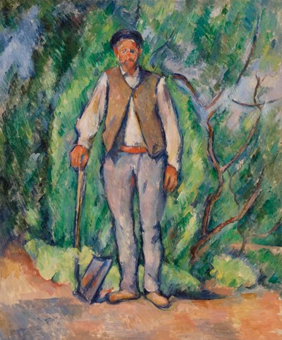 Zahradník (olej na plátně) od Paul Cézanne