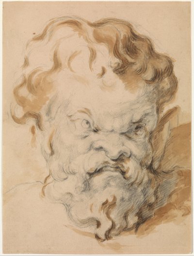 Vedoucí Silenus od Paul Cézanne