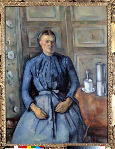 Žena v kavárně Obraz Paula Cezanna (1839-1906) 1890 Ne. 1,30 x 0,96 m Paříž, muzeum Orsay od Paul Cézanne