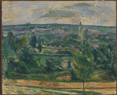 Krajina z Jas de Bouffan od Paul Cézanne