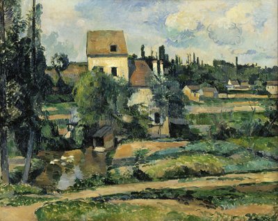 Mlýn na Couleuvre v Pontoise od Paul Cézanne