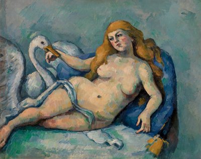 Leda a labuť, kolem roku 1880 (olej na plátně) od Paul Cézanne