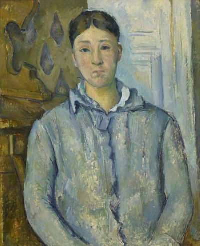 Madame Cézanne v modrém od Paul Cézanne