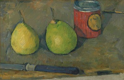 Hrušky a nůž od Paul Cézanne