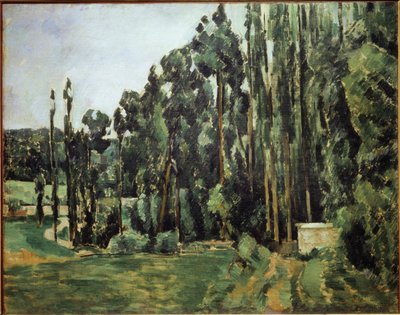 Topoly - olej na plátně od Paul Cézanne