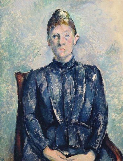 Portrét Madame Cezanne, kolem roku 1890 (olej na plátně) od Paul Cézanne