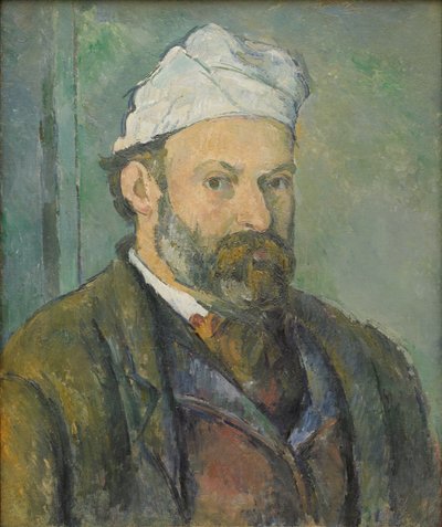 Portrét umělce v bílé čepici od Paul Cézanne