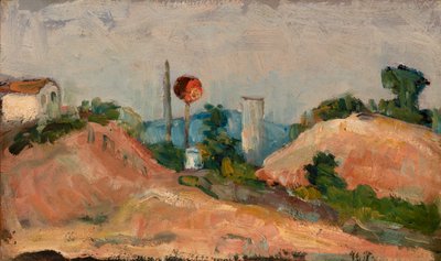 Železniční řez od Paul Cézanne