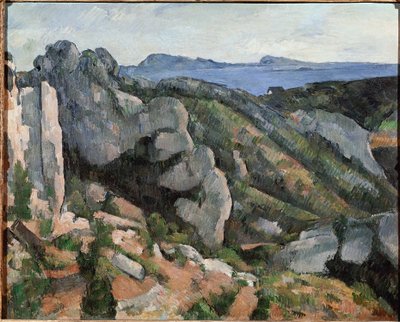 Skály na Estaque (olej na plátně od Paul Cézanne