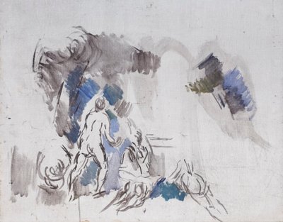 Náčrt koupajících se od Paul Cézanne