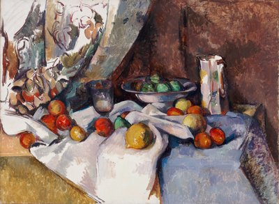 Zátiší s jablky od Paul Cézanne